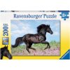 Ravensburger 12803 Puzzle Černý hřebec 200 dílků XXL
