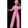 Barbie panenka v růžovém filmovém overalu