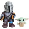 Star Wars figurka Mandalorian 27 cm a malý Grogu se zvuky EN