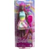 Barbie pohádková panenka s dlouhými vlasy víla a jednorožec