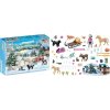 PLAYMOBIL® 71345 Adventní kalendář Koně: Vánoční jízda na saních