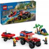 LEGO® CITY 60412 Hasičský vůz 4x4 a záchranný člun