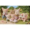 Sylvanian Families 5696 Rodina fenků s dvojčaty