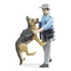 Bruder 62150 BWORLD Policista se psem