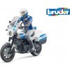 Bruder 62731 Pohotovostní vozidla - bworld policejní motorka Scrambler Ducati a policista