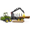 Bruder 02133 Farmer - John Deere s ramenem a 4 kládami
