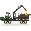 Bruder 02133 Farmer - John Deere s ramenem a 4 kládami