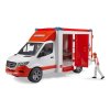Bruder 02676 Záchranná auta - MB Sprinter ambulance s řidičem