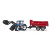 Bruder 03121 Traktor NEW HOLLAND T7.315 s čelním nakladačem