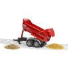 Bruder 02225 Farmer - Sklápěcí přívěs Krampe červený