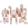 Bigjigs Baby Dřevěné Spojkostky - Natur set 100 kusů