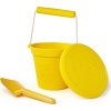 Bigjigs Toys Plážový kyblíček žlutý