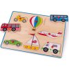 Bigjigs Toys Vkládací puzzle dopravní prostředky
