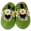 MiniFeet capáčky sandálky sedmikrásky zelené