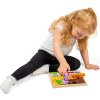 Bigjigs Toys Dřevěné kostky puzzle se zvířátky safari