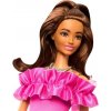 Barbie® Modelka 217 Růžové šaty s volánky