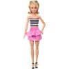 Barbie® Modelka 213 Růžová sukně a pruhovaný top