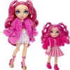 Rainbow High Malá sestřička - Magenta (Pink)