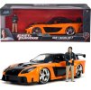 Rychle a zběsile auto 1997 Mazda RX7 1:24 + figurka Han Lue