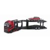 Bburago 1:43 STR FIRE Multicar Carrier set autíček Volvo FH16 w/Land Rover LRX Concept