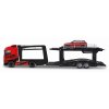 Bburago 1:43 STR FIRE Multicar Carrier set autíček Volvo FH16 w/Land Rover LRX Concept