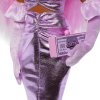 Barbie DELUXE Modelka metalické šaty