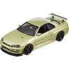 Hot Wheels Prémiové auto 1:43 NISSAN SKYLINE GT-R(BNR34)