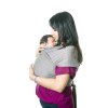 moby wrap designs gray stripes elasticky satek moby design sedy prouzek noseni deti
