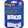Kolíček Peg na kočár White 2ks Petite&Mars
