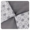 Bambusové ubrousky XKKO BMB 30x30 - Little Stars Silver MIX