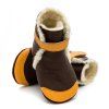 LLPT766 2 liliputi kozene zimni capacky ginger bread hnede