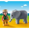 PLAYMOBIL® 9381 Ošetřovatelka slonů (1.2.3.)