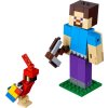 LEGO® Minecraft 21148 Velká figurka: Steve s papouškem