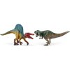 Schleich 41455 Spinosaurus a T-Rex malé figurky