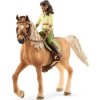Schleich 42414 Černovláska Sarah na arabské klisně