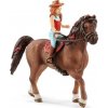 Schleich 42411 Zrzka Hannah na koni Quarter