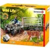 Schleich 42351 Čtyřkolka s přívěsem a příslušenstvím