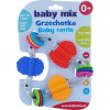 Dětské chrastítko Baby Mix barevný trojuhelník