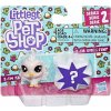 Littlest Pet Shop Dvě zvířátka Perky Peacoki & Kaybelle Okiwi