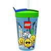 LEGO ICONIC Classic kelímek s brčkem modrá-zelená