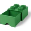 LEGO Úložný box 250x252x181 se šuplíkem tmavě zelený