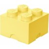 LEGO Úložný box 250x252x181 světle žlutý