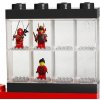 LEGO vitrínka na 8 minifigurek černá