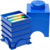 LEGO Úložný box 125x127x181 tmavě modrý