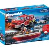 PLAYMOBIL® 70054 Hasičské auto s hasičským člunem