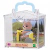 sylvanian families baby med leksak i vaska 3340 gul 3 hjuling