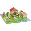 Dětské dřevěné 3D puzzle Viga Farma