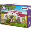 Schleich 42344 Stáj s koňmi a příslušenstvím v pastelových barvách