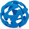 Nuby Kousátko silikonová míč tmavě modrá 3m+