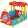 Dětský nafukovací vláček Fisher-Price s míčky